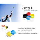 10Pcs Tennis Racket Handle Anti-slip Rings Sweat Absorbent Silicone Tennis Racket Overgrip Tennis Handle Rings