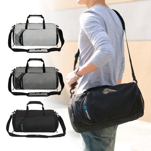 30L Waterproof Travel Duffele Bag with Separate Shoe Compartment for Men Women Sports Gym Tote Bag