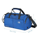 18L Waterproof Travel Duffele Bag with Separate Shoe Compartment for Men Women Sports Gym Tote Bag