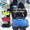 18L Waterproof Travel Duffele Bag with Separate Shoe Compartment for Men Women Sports Gym Tote Bag