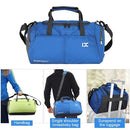 18L Waterproof Travel Duffele Bag with Separate Shoe Compartment for Men Women Sports Gym Tote Bag