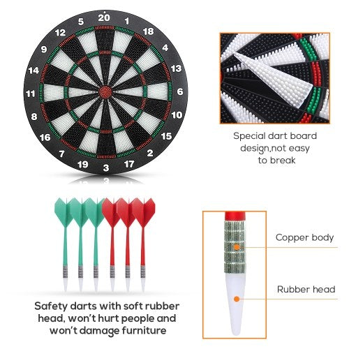 Security Plastic Dart Game Dartboard