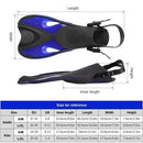 Adults / Kids Diving Fins Open Heel Flippers