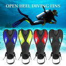 Adults / Kids Diving Fins Open Heel Flippers