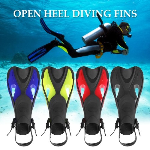 Adults / Kids Diving Fins Open Heel Flippers