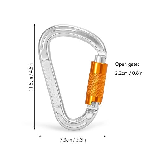 25KN Twist Locking Gate Carabiner