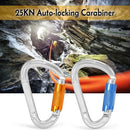 25KN Twist Locking Gate Carabiner