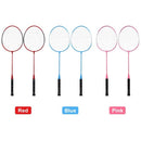 2 Player Badminton Racket Set Indoor Outdoor Sports Students Children Practice Badminton Racquet with Cover Bag