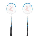 2 Player Badminton Racket Set Aluminum Indoor Outdoor Sports Practice Badminton Racquet with Cover Bag