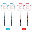 2 Player Badminton Racket Set Aluminum Indoor Outdoor Sports Practice Badminton Racquet with Cover Bag