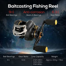 9+1 BB 6.3:1 High Speed Baitcasting Reel Baitcast Fishing Reel