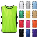 12 PCS Kid's Soccer Pinnies Quick Drying Football Jerseys Youth Sports Scrimmage Practice Sports Vest Team Training Bibs