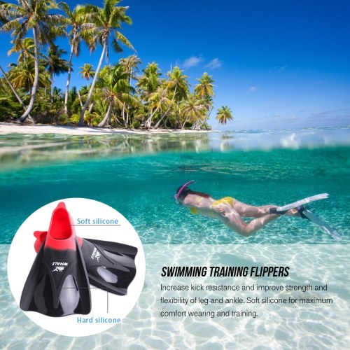 Adults Diving Fins Full Foot Flippers Close Heel Training