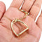 Zinc Alloy Key Chain Stirrup Key Ring Mini Keychain