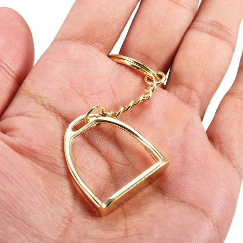 Zinc Alloy Key Chain Stirrup Key Ring Mini Keychain