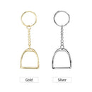 Zinc Alloy Key Chain Stirrup Key Ring Mini Keychain