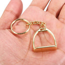 Zinc Alloy Key Chain Stirrup Key Ring Mini Keychain