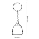 Zinc Alloy Key Chain Stirrup Key Ring Mini Keychain