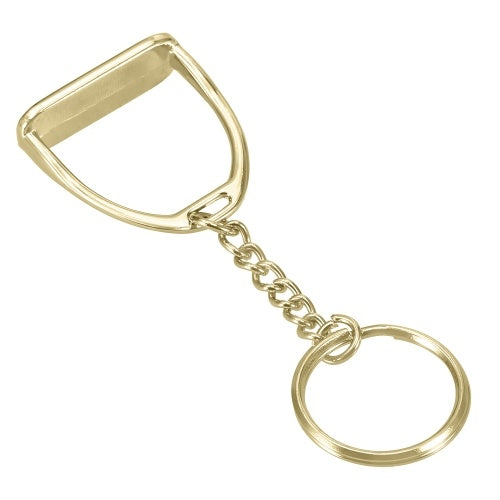 Zinc Alloy Key Chain Stirrup Key Ring Mini Keychain