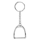 Zinc Alloy Key Chain Stirrup Key Ring Mini Keychain