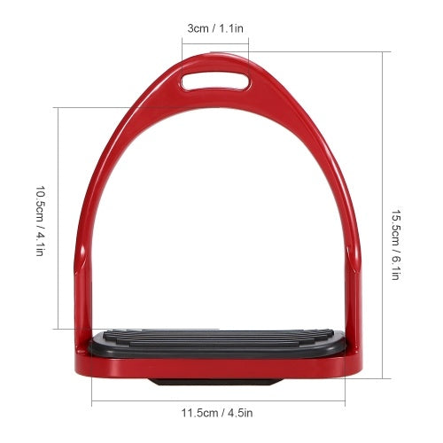 Horse Riding Stirrups Flex Aluminum Horse Saddle Anti-skid Horse Pedal