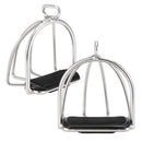 2 PCS Cage Horse Riding Stirrups Flex Steel Horse Saddle