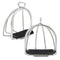 2 PCS Cage Horse Riding Stirrups Flex Steel Horse Saddle