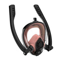 2019 New Design Double Snorkels Advanced Breathing System Diving Mask