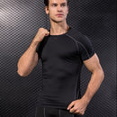 Lixada Pack of 3 Men Short Sleeve Compression Shirt