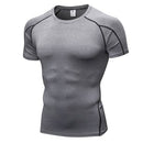 Lixada Pack of 3 Men Short Sleeve Compression Shirt