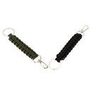 Woven Paracord Lanyard Keychain 7 Strand Parachute Cord Lanyard Keychain Carabiner Hook