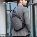 MARK RYDEN Portable Fashionable Casual Anti-Thief Multifunctional Waterproof USB Charging Men Single-Shoulder Bag