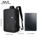 MARK RYDEN Fashionable Expandable Anti-Thief Multifunctional Business Laptop Bag Waterproof USB Charging Outdoor Men Backpack