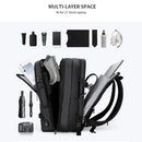 MARK RYDEN Fashionable Expandable Anti-Thief Multifunctional Business Laptop Bag Waterproof USB Charging Outdoor Men Backpack