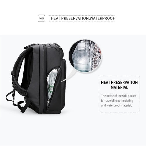 MARK RYDEN Large Capacity Anti-Thief Multifunctional Business Laptop Bag Waterproof USB Charging Outdoor Men Backpack With 2 Custom Parcel