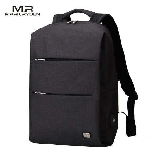 MARK RYDEN Large Capacity Anti-Thief Multifunctional Business Laptop Bag Waterproof USB Charging Travel Men Backpack