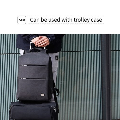 MARK RYDEN Large Capacity Anti-Thief Multifunctional Business Laptop Bag Waterproof USB Charging Travel Men Backpack