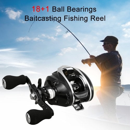 18+1 Ball Bearings Baitcasting Fishing Reel