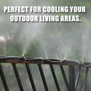 Outdoor Misting Cooling System Kit