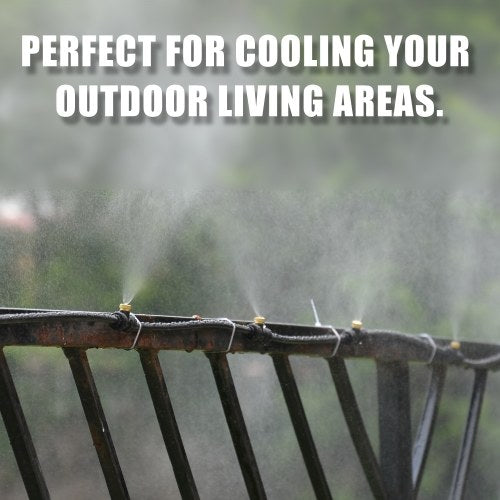 Outdoor Misting Cooling System Kit