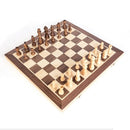 Portable Wooden Magnetic Chessboard Folding Board Chess Game