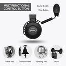 TWOOC T002S Rechargeable Cycling Handlebar Electric Bike Ring Adjustable Volume Mini Alarm Bell Electronic Bicycle Horn