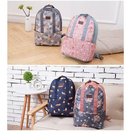 Lightweight Fashion Leisure Print Backpack