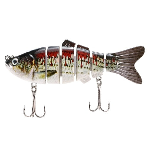 10cm/20g Lifelike 6 Jointed Sections Swimbait Fishing Lure