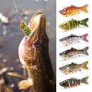 10cm/20g Lifelike 6 Jointed Sections Swimbait Fishing Lure