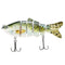 10cm/20g Lifelike 6 Jointed Sections Swimbait Fishing Lure