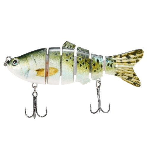 10cm/20g Lifelike 6 Jointed Sections Swimbait Fishing Lure