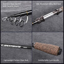 1.8m / 2.1m / 2.4m / 2.7m Telescopic Carbon Fishing Rod