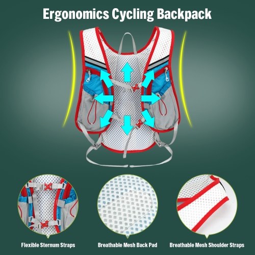 5L Cycling Backpack Running Backpack