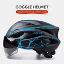 TOMSHOO Bike Helmet with Goggles,MTB Helmet Riding helmet Cycling Helmet